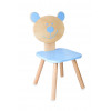 CLASSIC WORLD - Kinderstoel hout blauw - 28x28x54cm 10062416