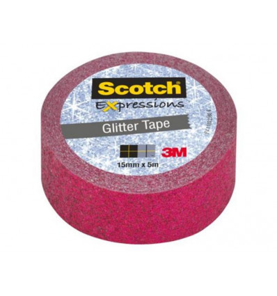 SCOTCH EXPRESSIONS Tape refill - roze gl