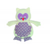 VADIGRAN - Speelgoed kat - pluche uil Owliver - 13cm - roze