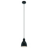 Eglo PRIDDY - Hanglamp D155 H1.1m E27 - zwart staal - vintage
