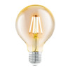 EGLO LED Lamp Vintage - E27 G80 4W 2200K amber 11556/9002759115562 lichtbron