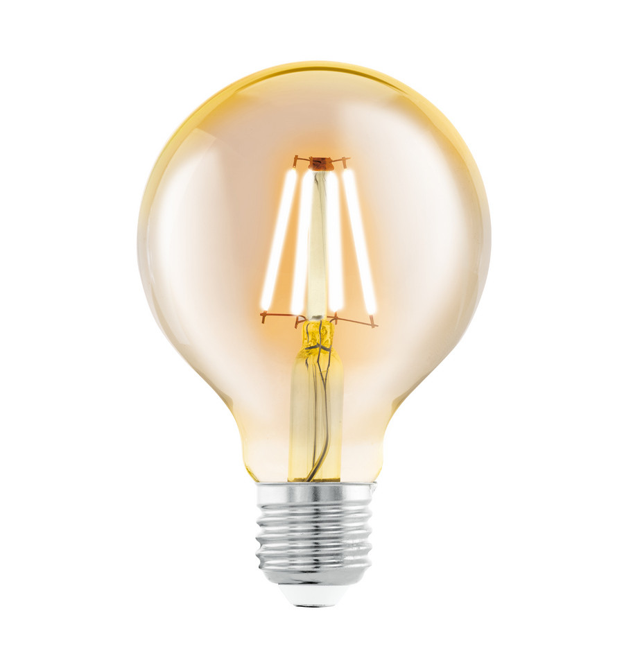 Loodgieter Regeringsverordening Classificatie EGLO LED Lamp Vintage - E27 G80 4W 2200K amber 11556/9002759115562  lichtbron - Europoint BVBA