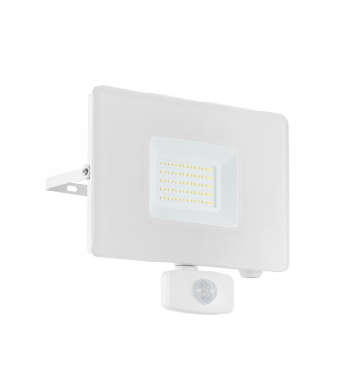 Eglo FAEDO 3 - LED straler 50w - wit met sensor - buitenverlichting