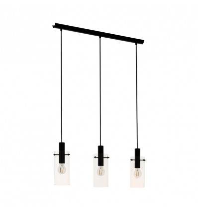 Eglo MONTEFINO - Hanglamp - 3xE27 -zwartpendels