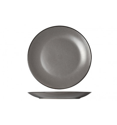 COSY&TRENDY Speckle grijs - Dessertbord 19.5cm
