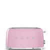 SMEG broodrooster 2x4 - roze toaster voor 4sneden