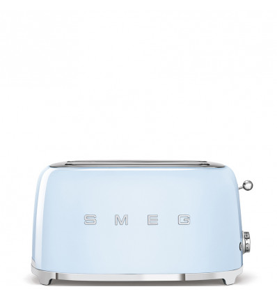 SMEG broodrooster 2x4 - pastel blauw toaster voor 4 sneden