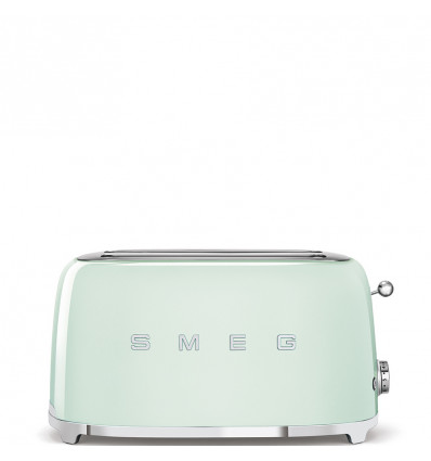 SMEG broodrooster 2x4 - watergroen toaster voor 4sneden