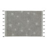 LORENA tapijt - Hippy stars grey - 120x 175cm wasbaar