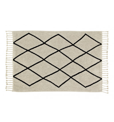 LORENA tapijt - Bereber 140x200cm- crema/ beige wasbaar