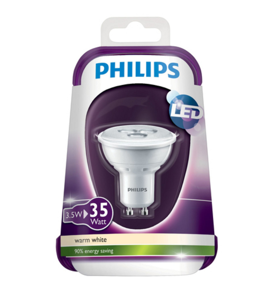 PHILIPS LED Lamp - 35W GU10 WW 230V 36D 8718699774158 929001217855 / LED - Europoint BVBA