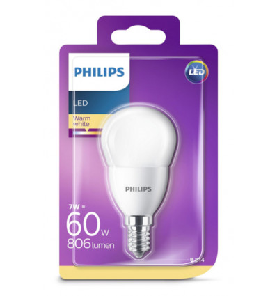 PHILIPS LED Lamp classic 60W E14 WW P45 FR ND RFSRT4 8718699762834