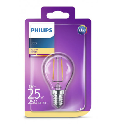 PHILIPS LED Lamp classic 25W P45 E14 WW CL ND RFSRT4 8718699777555