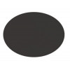 ZICZAC Togo placemat ovaal - 33x45cm - zwart
