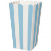 DUNI Popcorn pot 9x16cm - blauwe strepen