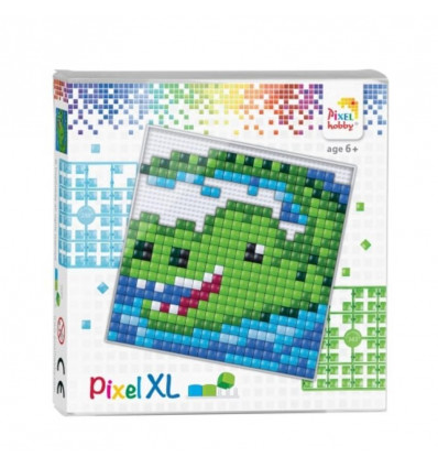 PIXEL - XL set - krokodil met grote flexibele basisplaat