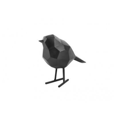 PT Origami vogel - 13.5x7.5x13cm - zwart mat