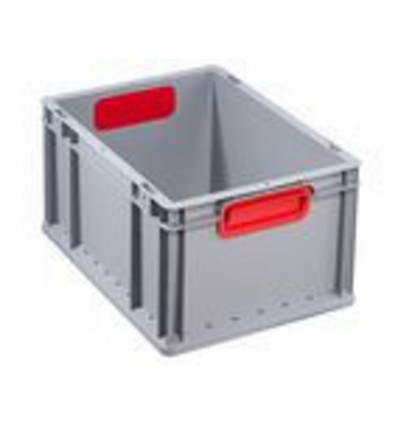 ALLIT profiplus eurobox 422 grijs/rood stapelbak transport 400x300x220mm