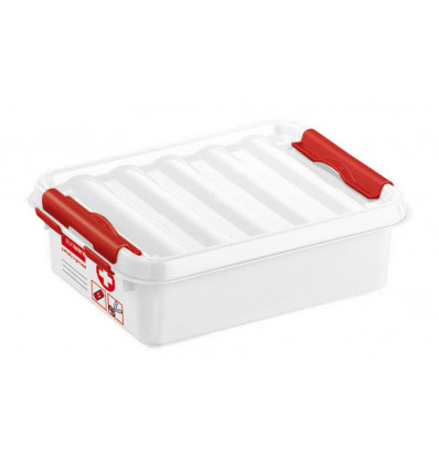 Sunware Q-LINE first aid box 1L wit/rood