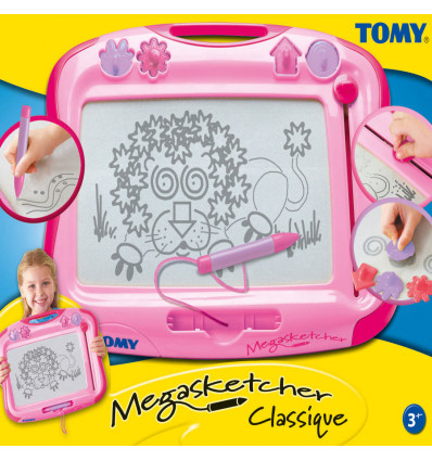TOMY - Megasketcher klassiek - roze T71348 tekeningen maken en versieren