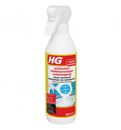HG schimmelvlekken reiniger schuimspray 500ml ideaal voor tegels, douches