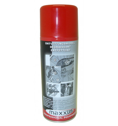 MAXXUS Spray ontvetter - 400ml voor kettingen, derailleurs, tandwielen, remmen..