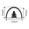 LARCH tent 3pers. - 355x210x130cm