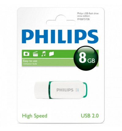 PHILIPS USB 2.0 - 8GB - groen TU UC