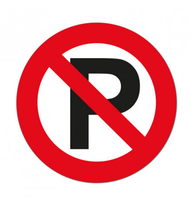 CARPOINT sticker verboden parkeren