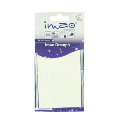 IMAO PP 07119 - Imao dreams luchtverfrisser voor in de auto - parfumkaart - wit