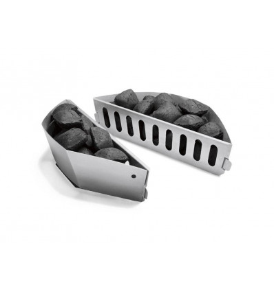 WEBER Char-Basket - Houtskoolhouders houtskoolmand aluminium 2-pack