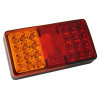 LUCIDITY Led Achterlicht - 150x80 - 12V - oranje/rood
