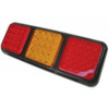 LUCIDITY Led Achterlicht - 284x104 - rood/oranje/rood