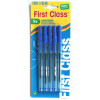 FIRST CLASS Kogelpennen 5st - blauw
