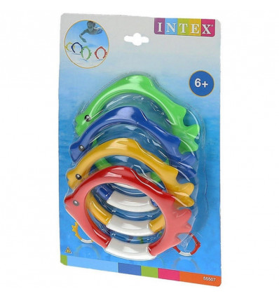INTEX - Onderwater vis ringen - 4kleuren 7625507