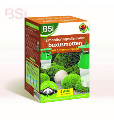 BSI buxusmottenval - 2 monotoringvallen- voor buxusmotten doeltreffende val