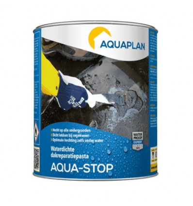 AQUAPLAN Aqua-stop - 1kg - waterdichte dakreparatiepasta (optimale hechting)