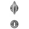 HDD Olina deurkruk R+E old silver
