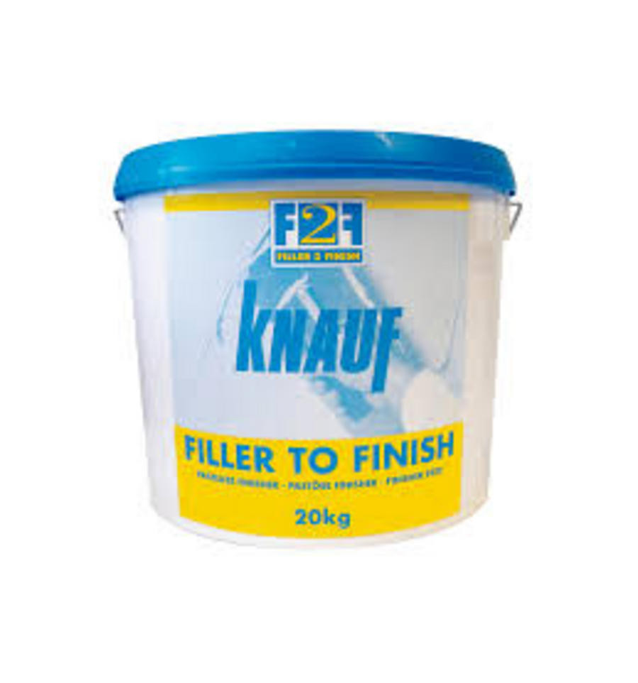 Pionier Genre breken KNAUF F2F filler to finish pasta - 20kg - voegpasta ook voor spatelen  plaatopp. - Europoint BVBA