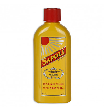 SAPOLI Koper reiniger - 250ml beschermend en geeft duurzame glans