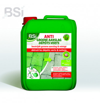 BSI Anti-groene aanslag 5L tegen groene aanslag in en rond de tuin