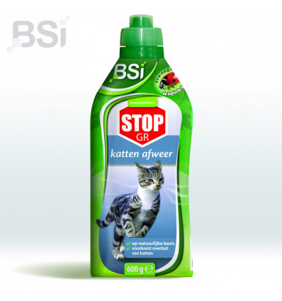 BSI Kat-weg 600g - 100% natuurlijk product op basis van planten, afwerende geur