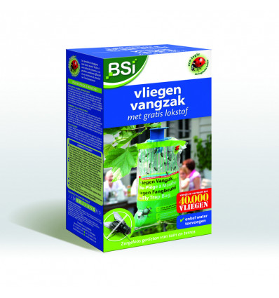 BSI Vliegen vangzak met ecologische lok- stof insectenbestrijding