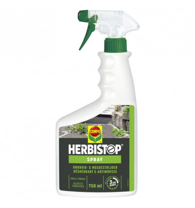 COMPO Herbistop spray paden en terrassen- 0.75L 7.5m2