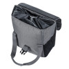 BASIL Single bag go 16L - grey melee fietstas