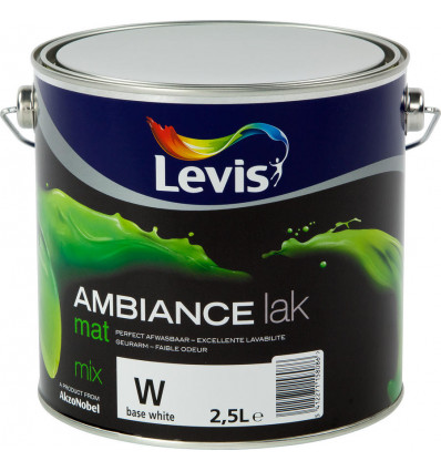 LEVIS AMBIANCE lak mat mix 2.5L wit