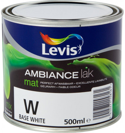 LEVIS AMBIANCE lak mat mix 0.5L - wit