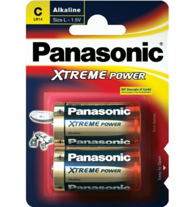PANASONIC Batterij C - LR14X/2BP 2stuks