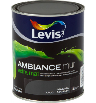 LEVIS AMBIANCE mur extra mat 0.1L-magma