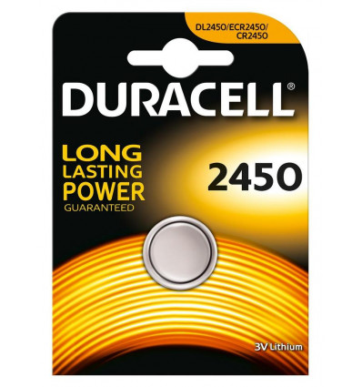 DURACELL Knoopcel CR2450 - 3V batterij